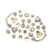 Conjunto De Acessórios Para Sapatos DIY Com Fivela De Flor Estrelada, 22 Peças YNPO