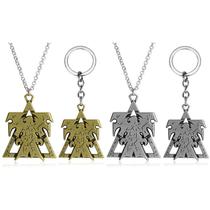 Conjunto de acessórios, pingente, colar, chaveiro, logotipo da Starcraft