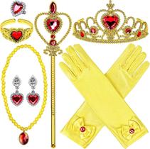 Conjunto de acessórios Princess Dress Up, 9 unidades para meninas Conjunto de acessórios Princess Dress Up, 9 unidades para meninas
