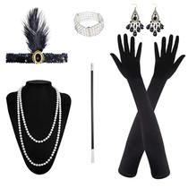 Conjunto de acessórios Roontin 1920s Vintage Gatsby para mulheres
