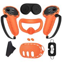 Conjunto de Acessórios VR ZSAUTHREE para Oculus Quest 3 Laranja