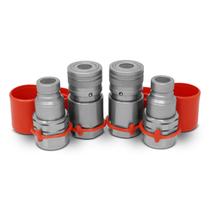 Conjunto de acopladores hidráulicos de conexão rápida Summit 1/2 Skid Steer