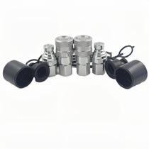 Conjunto de acoplamento hidráulico de conexão rápida ISO16028 1/4" NPT Conjunto de acoplamento hidráulico de conexão rápida ISO16028 1/4" NPT