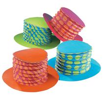 Conjunto de acordeão Party Hats Fun Express com 12 chás Mad Hatter