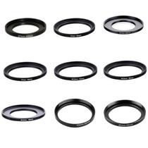 Conjunto De Adaptador De Lente De Anéis Intensificadores 72-82mm Metal 37-58 40,5-55 Conjunto De