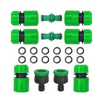 Conjunto de Adaptador de Mangueira de Irrigação com Conector Rápido ABS Conjunto de Adaptador de Mangueira de Irrigação com Conector Rápido ABS