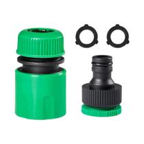 Conjunto de Adaptador de Mangueira de Irrigação com Conector Rápido ABS