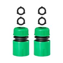 Conjunto de Adaptador de Mangueira de Irrigação com Conector Rápido ABS