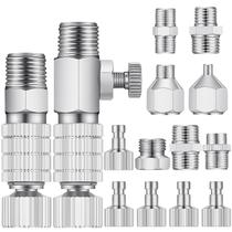 Conjunto de adaptadores de aerógrafo Hotop 14 peças para compressor de ar
