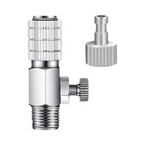 Conjunto De Adaptadores De Engate Rápido Macho E Fêmea BSP De 1/8 Polegada Para Aerógrafo - Peças