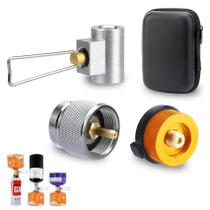 Conjunto de adaptadores de gás para fogão de acampamento SAN LIKE 3 PCS de propano butano