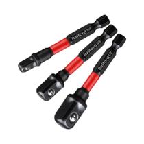 Conjunto De Adaptadores De Soquete De Impacto Rafford 1/4 3/8 1/2 Com Suporte Para Extensão Para