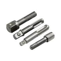 Conjunto De Adaptadores De Soquete Hexagonal SDS De 3/8, 1/4 E 1/2 Polegadas, 4 Peças, Conversor De