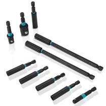 Conjunto de adaptadores Impact Driver Bit V2ine com suporte magnético