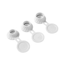 Conjunto De Adaptadores Para Frascos De Viagem Com Conector Invertido Flip Top Em 3 Tamanhos Para Conjunto De Adaptadores Para Frascos De Viagem Com Conector Invertido Flip Top Em 3 Tamanhos Para