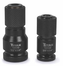 Conjunto de adaptadores Titan 12202 de 2 peças Hex Drive Quick Change