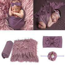 Conjunto de adereços fotográficos SPOKKI Newborn Outfits roxo 0-12M Conjunto de adereços fotográficos SPOKKI Newborn Outfits roxo 0-12M