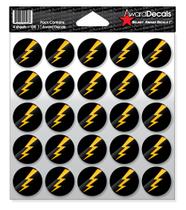 Conjunto de adesivos Award Decals Lightning Bolt (ouro amarelo sobre preto) Conjunto de adesivos Award Decals Lightning Bolt (ouro amarelo sobre preto)
