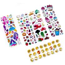 Conjunto de adesivos Cartoon Puffy Creative Facial Expressions Kids Conjunto de adesivos Cartoon Puffy Creative Facial Expressions Kids