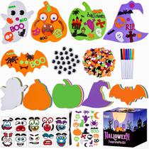Conjunto de adesivos de espuma Garma Halloween, 330 unidades, artesanato infantil Conjunto de adesivos de espuma Garma Halloween, 330 unidades, artesanato infantil