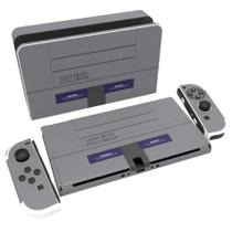 Conjunto de adesivos de proteção para Nintendo Switch OLED PlayVital Conjunto de adesivos de proteção para Nintendo Switch OLED PlayVital
