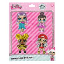 Conjunto de adesivos de strass Party Favors L.O.L Surprise, pacote com 4 Conjunto de adesivos de strass Party Favors L.O.L Surprise, pacote com 4
