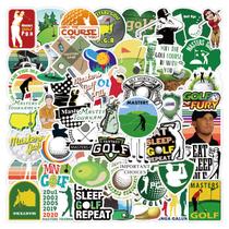 Conjunto de adesivos de vinil impermeável Golf Masters Tournament