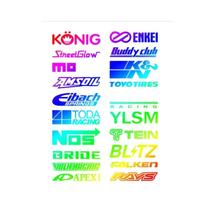 Conjunto De Adesivos Decorativos Refletivos Para Carros, 20 Peças, Kit De Decalques De Vinil De Conjunto De Adesivos Decorativos Refletivos Para Carros, 20 Peças, Kit De Decalques De Vinil De