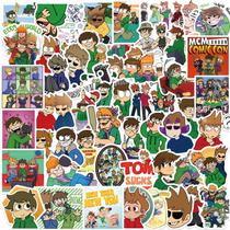 Conjunto de adesivos Eds Worlds Waterproof Vinyl Anime 52 unidades Conjunto de adesivos Eds Worlds Waterproof Vinyl Anime 52 unidades
