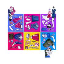 Conjunto De Adesivos Impermeáveis Kpop Demon Hunters Para Scrapbooking, Telefone, Bagagem,