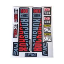 Conjunto De Adesivos Impermeáveis Para Garfo De Bicicleta De Montanha Com Mudança De Cor Para Sram