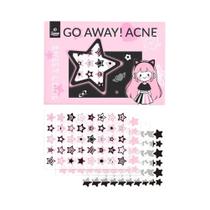 Conjunto De Adesivos Para Acne Em Forma De Estrela Preto E Rosa 220PCS Estilo Y2K PE Corretor De