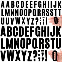 Conjunto de adesivos Qilery, 32 folhas, letras de vinil autoadesivas