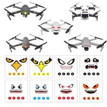 Conjunto de adesivos RCGEEK Facial Expression para DJI Mavic 2 Pro/Zoom