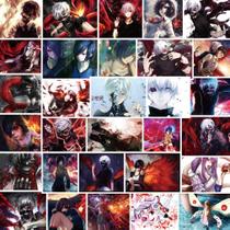 Conjunto de adesivos Tokyo Ghoul Manga Anime 30 unidades de PVC impermeável Conjunto de adesivos Tokyo Ghoul Manga Anime 30 unidades de PVC impermeável