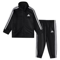 Conjunto de agasalhos adidas Baby Tricot Jacket Jogger Pant 9M preta