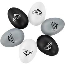 Conjunto de agitadores de ovos EASTROCK, 6 peças de maracas musicais de percussão manual