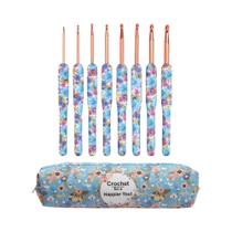 Conjunto De Agulhas De Crochê Com Cabo De Cerâmica De Alumina Ferramenta De Costura DIY