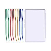 Conjunto De Agulhas De Crochê IMZAY Com Agulhas De Olho Grande E Ponta Cega, Kit Profissional Para Conjunto De Agulhas De Crochê IMZAY Com Agulhas De Olho Grande E Ponta Cega, Kit Profissional Para