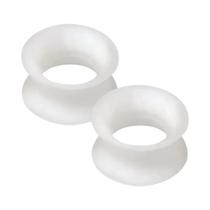 Conjunto De Alargadores De Orelha Flexíveis De Silicone Macio 3-25mm, 2 Peças, Túneis E Plugs