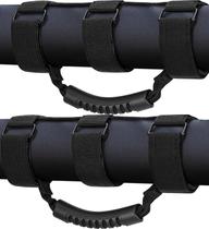 Conjunto de Alças de Apoio Moveland para Jeep Wrangler 3 Tiras Preto Conjunto de Alças de Apoio Moveland para Jeep Wrangler 3 Tiras Preto