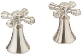 Conjunto de alças de banheira Delta Faucet Cassidy Metal Cross H695SS