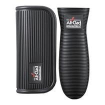 Conjunto de alças de silicone totalmente revestido, 100% silicone flexível, resistente ao calor