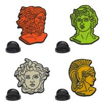 Conjunto de alfinetes de broche, alfinetes de liga leve da mitologia grega