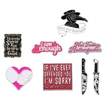 Conjunto de alfinetes de broche Creative Mixed Style Alloy Lapel Pin x10
