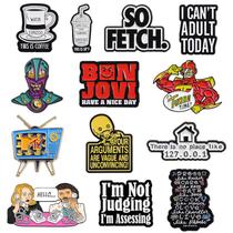 Conjunto de alfinetes de broche Trendy Alloy Lapel Pin B com 12 estilos