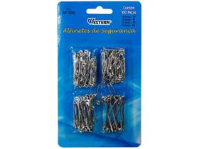 Conjunto De Alfinetes Para Segurança Costura Artesanato Aço Carbono 100 Unidades