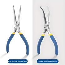 Conjunto De Alicates De Bico Fino De 6 Polegadas Com Cabo Confortável, 2 Peças, Alicates De Bico