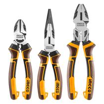 Conjunto de alicates industriais de alta resistência Ingco de 3 7-8-9,5