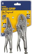 Conjunto de Alicates Irwin Vise-Grip - 2 Peças com Cortador de Fio Conjunto de Alicates Irwin Vise-Grip - 2 Peças com Cortador de Fio